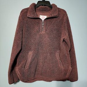 Cozy Sherpa Quarter Zip Cozy Fleece Sherpa Pullover